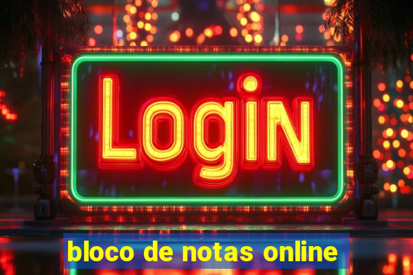 bloco de notas online